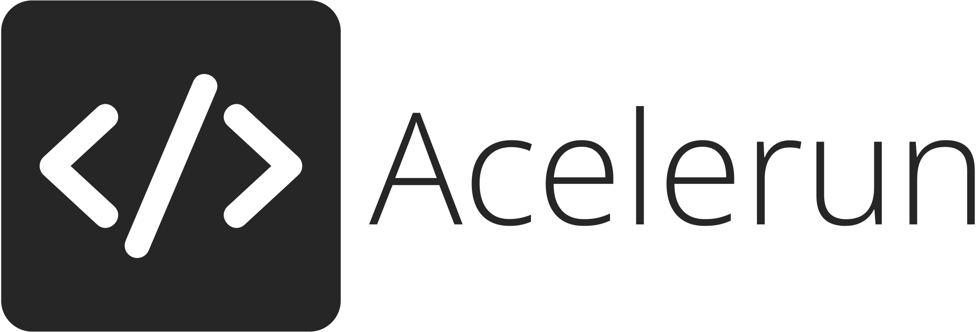 Acelerun Logo - Professional Streaming Services